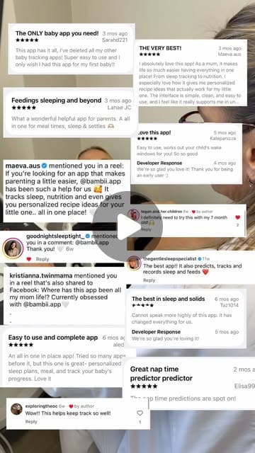 We deleted our other baby apps after one week of Bambii.